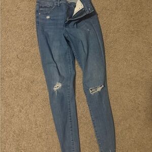 Express High Waisted Skinny Jeans